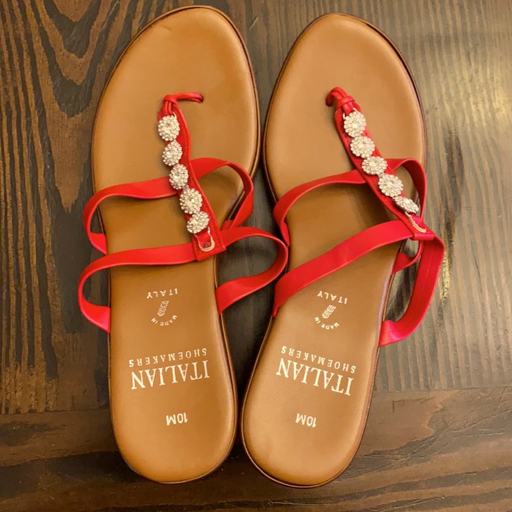 Sz 10 Italian shoemaker leather shoe. Worn once